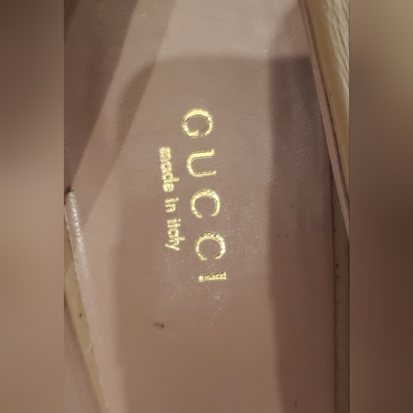 GUCCI - size 40/10 - pumps/heels shoes- patent leather in nude color - Picture 4 of 10